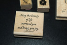 Stampin Up Lot Inspirational Beauty Of Life Thank You Floral    -y- 