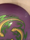 Vintage Wham-o 1980 Frisbee Flying Disc  Purple Green Gold 3 Lizards