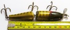 Creek Chub Jointed Pikie Minnow Vintage Glass Eye Wood Fishing Lure  Pike Scale