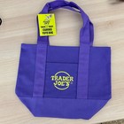 Trader Joe s 2026 Halloween Mini Canvas Tote Bag Limited Edition Choose 1 Color
