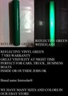 Green Reflective Vinyl Adhesive Cutter Sign  Plotter Hight Reflectivity 