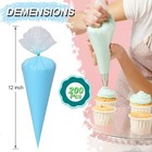 200 Pcs Disposable Icing Piping Bags 12 Inch Pastry Frosting Bags For Cake Decor
