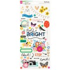 Vicki Boutin Bold   Bright Cardstock Sticker Set Scrapbooking  2  Sheets