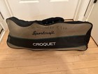    sportcraft Croquet Set 6 Player Wooden Mallets Balls Wickets Carry Case