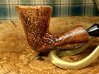 Attractive   Vtg Freehand - Pierre Lamy -s- Made In France  Estate Tobacco Pipe