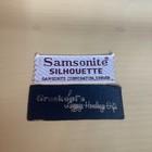 Vintage Samsonite Silhouette Train Case Luggage With Mirror  Tray White