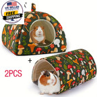 2pcs Hamster House Warm Mat Soft Guinea Pig Nest Small Animal Sleeping Bed Mini 