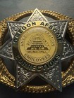    obsolete Vtg 1990   s Oregon Afscme State Corrections Badge-belt Buckle   