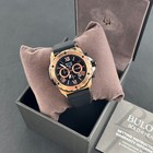 Bulova Marine Star Men s Black Dial Black Rubber Strap 44mm Quartz Watch 98b104