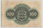 Denmark 100 Kroner 1944  P-39a  Original   Crisp Vf  E 2822860  Beautiful Note 