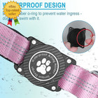 Airtag Dog Collar  Waterproof Air Tag Holder Dog Collar  Luminous   Reflective