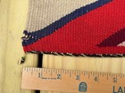 Early Antique Navajo Germantown Sampler 22  X 22   Weaving Rug Blanket Vintage