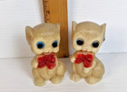 Vintage Hard Plastic Mice Salt   Pepper Shakers Made In Hong Kong