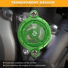 Clear Engine Oil Filter Cover Cap For Kawasaki Kx450f 2016-2018 Kx450 2019-2022