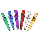6pcs Metal Kazoo Harmonica Mouth Flute Kids Adult Musical Instrument Gift Z0s1