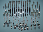 Rose Point By Wallace Sterling Silver Flatware Set For 8 Service 39 Pieces
