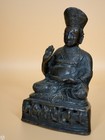 Antique 17th Century Tibetan Buddhist Bronze Figure Of Lama Ngawang Drakpa
