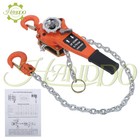5ft 1 5m Manual Lever Chain Hoist 3 4 Ton 1650lbs Capacity G80 Chain
