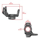 Rear Left   Right Knuckle W bearing   Seal Joint For Honda Fourtrax 300 Trx300fw