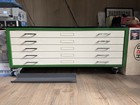         Custom Architect Flat File Table With Glass Top