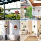 Macrame Plant Hanger Indoor Hanging Planter Basket Flower Pot Holder Cotton Rope