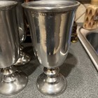 Vintage Pewter Water Goblet Made In U s a Set Of 6