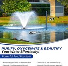 1hp 25000lph Pond Fountain Aerator 750w Pond Fountain Floating Aerator Pump