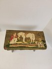 Antique Needlepoint Stool