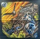 Vintage Harley Davidson Danger Bandanna 24x24 Inches