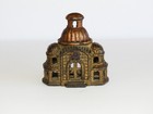 Antique Cast Iron Bank Building Domed Mosque Still Coin Bank