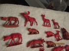 Vintage Marx Farm Animal 1950s Lot No 2 16 Wild Bear Deer Fox 50s 60s Play Set