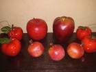 Artificial Faux Realistic Apples Lot Of 10 Fake Fruit Table Home Decor Fall