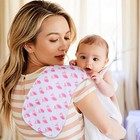 6 Pack Cotton Baby Burp Cloths Soft And Absorbent For Boys And Girls