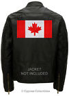 Large Canada Flag Patch Embroidered Iron-on Canadian Maple Leaf Applique
