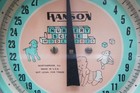 Vtg Hanson 30 Pound Max Nursery Scale Model 3025 Light Mint Color As Is