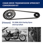 Chain Drive Sprocket Conversion Kits For 2006-2017 Dyna 2008-up Softail