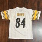 Nfl Nike Pittsburgh Steelers Football Jersey  84 Antonio Brown Size  L  boys 