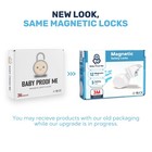 Baby Proof Me Pack Of 12 Magnetic Cabinet Locks For Child Safety With 3 Keys   