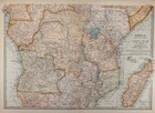 Splendid Antique Central Africa Map Lot Of 2     Century   Mackenzie  C 1890s
