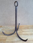 Antique Grapnel Boat Anchor Iron Hook  3  Prong Nautical Decor 9lbs     3181