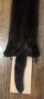 Nice Large Black Mink Fresh Tanned Hide Soft Leather Craft Pelt Fur 