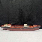 Vintage 1960s Wen-mac Ss Texaco North Dakota Oil Tanker Ship Model Boat