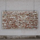 Vintage Brick Wall Photo Backdrop 20x10ft - Rustic Red Photography Background Fo