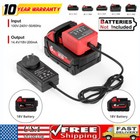 18v Charger For Milwaukee For M18 18 Volt Lithium-ion Battery 48-11-1860 Us Plug