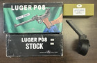 Rare   Tanaka Luger P-08 Artillery Carbine Full Set Stock Drum Mag Airsoft Ksc