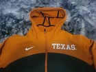 Nike University Of Texas Full Zip-up Hooded Fleece Jacket Size Large Basketball 