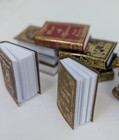 Instant Library Miniature Dollhouse Books 1 12 Scale - 16 Books Study Decor Set