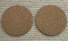 Phillips Exeter Cork Coasters Pair Lightweight New