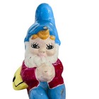 Vtg 10  Hand Painted Ceramic Garden Gnome