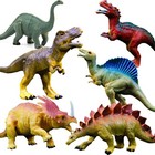 Realistic Dinosaur Figure Toys  6 Pack 7  Large Size Plastic Dinosaur Set Xmas G